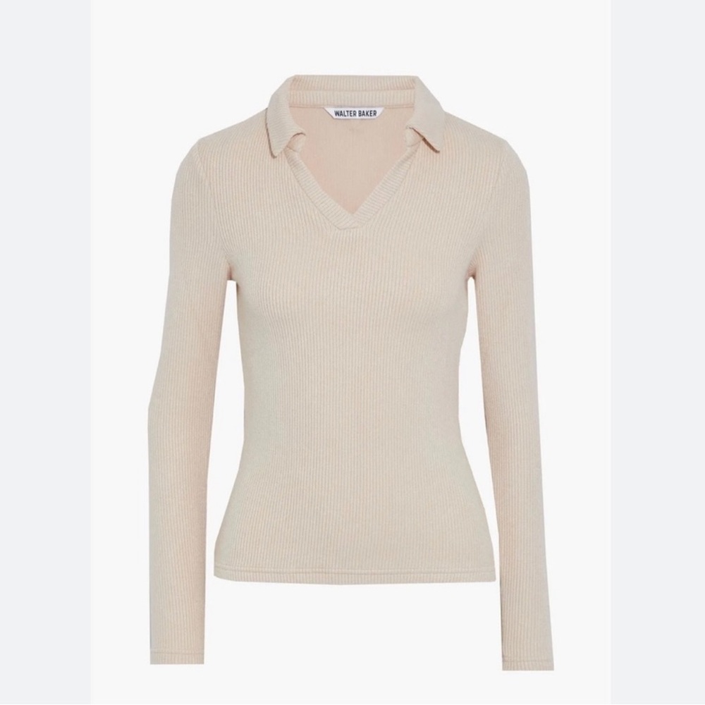 Walter Baker Hudson Top - Rib Knit | Size Small